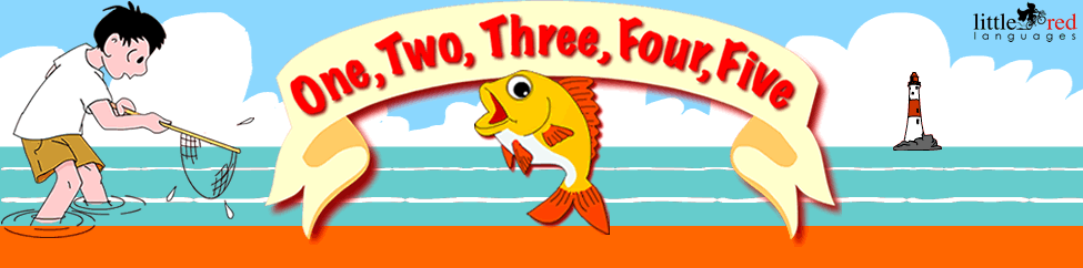 One, two, three, four, five | Nursery Rhyme | Little Red Languages 