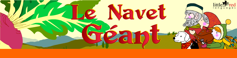 Le Navet Géant | French animated story | Little Red Languages